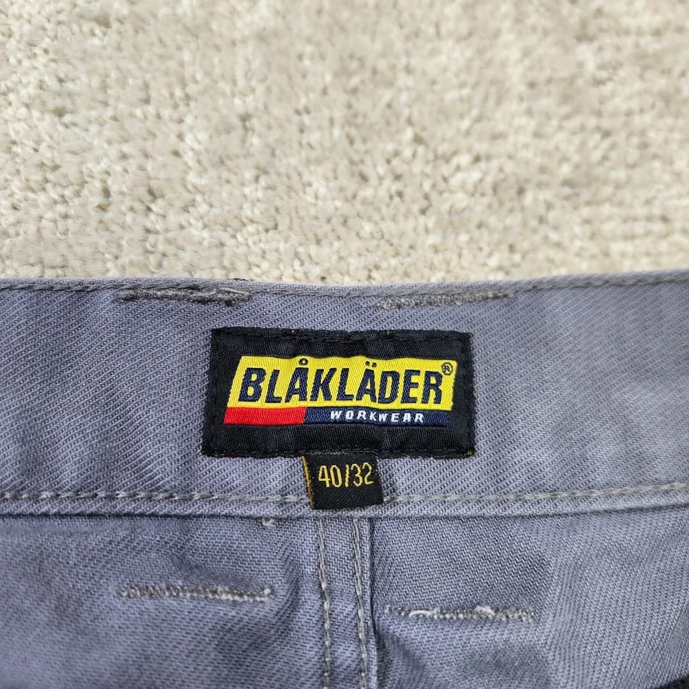 Blaklader Pants Men 38x31 *READ Workwear Double Front X1600 Work Cargo Cotton